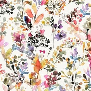 Watercolor floral design by ninola-design