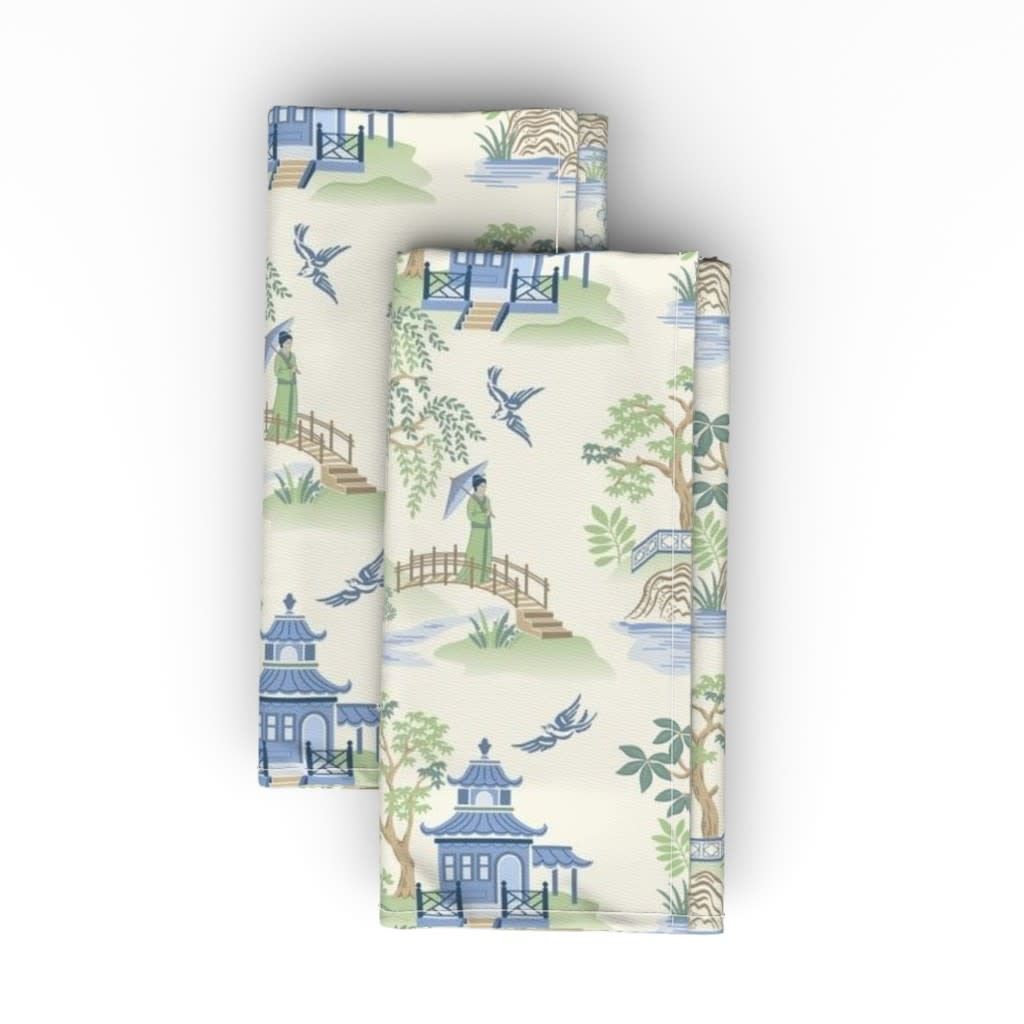 Japanese inspired dinner napkins